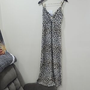 Animal Print  Maxi Sundress